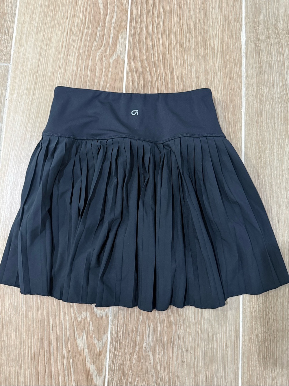 GAP Black Womens Size Small Pleated Tennis Skort High Rise - Picture 2 of 6